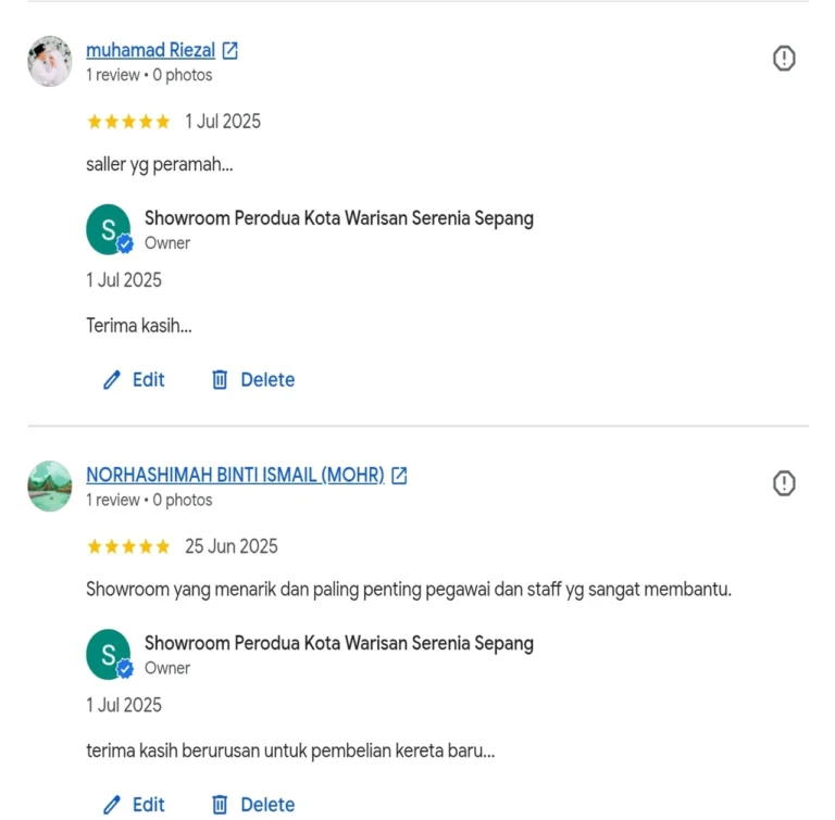 perodua kota warisan Selangor